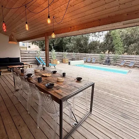 4 Chambres, Climatisation Piscine Chauffee Et Privee * Lacanau